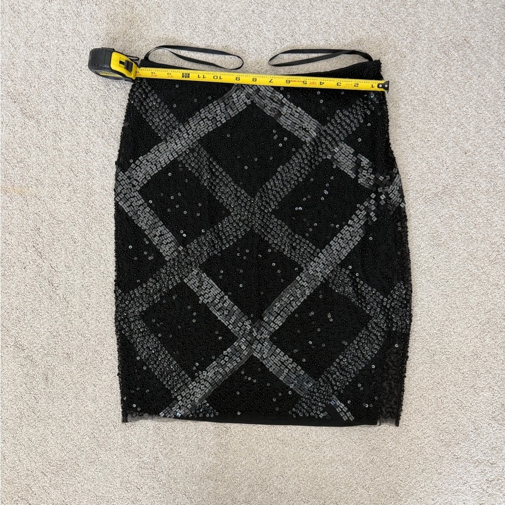 Aidan Mattox beaded skirt